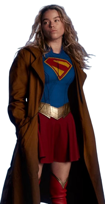 Milly Alcock Supergirl Brown Trench Coat - Image 5